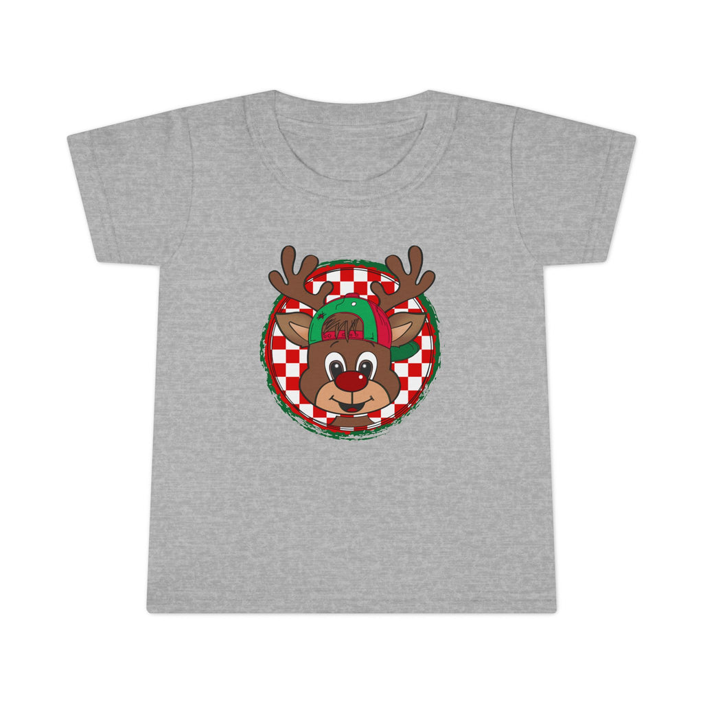 Cute Reindeer Face- Toddler T-Shirt