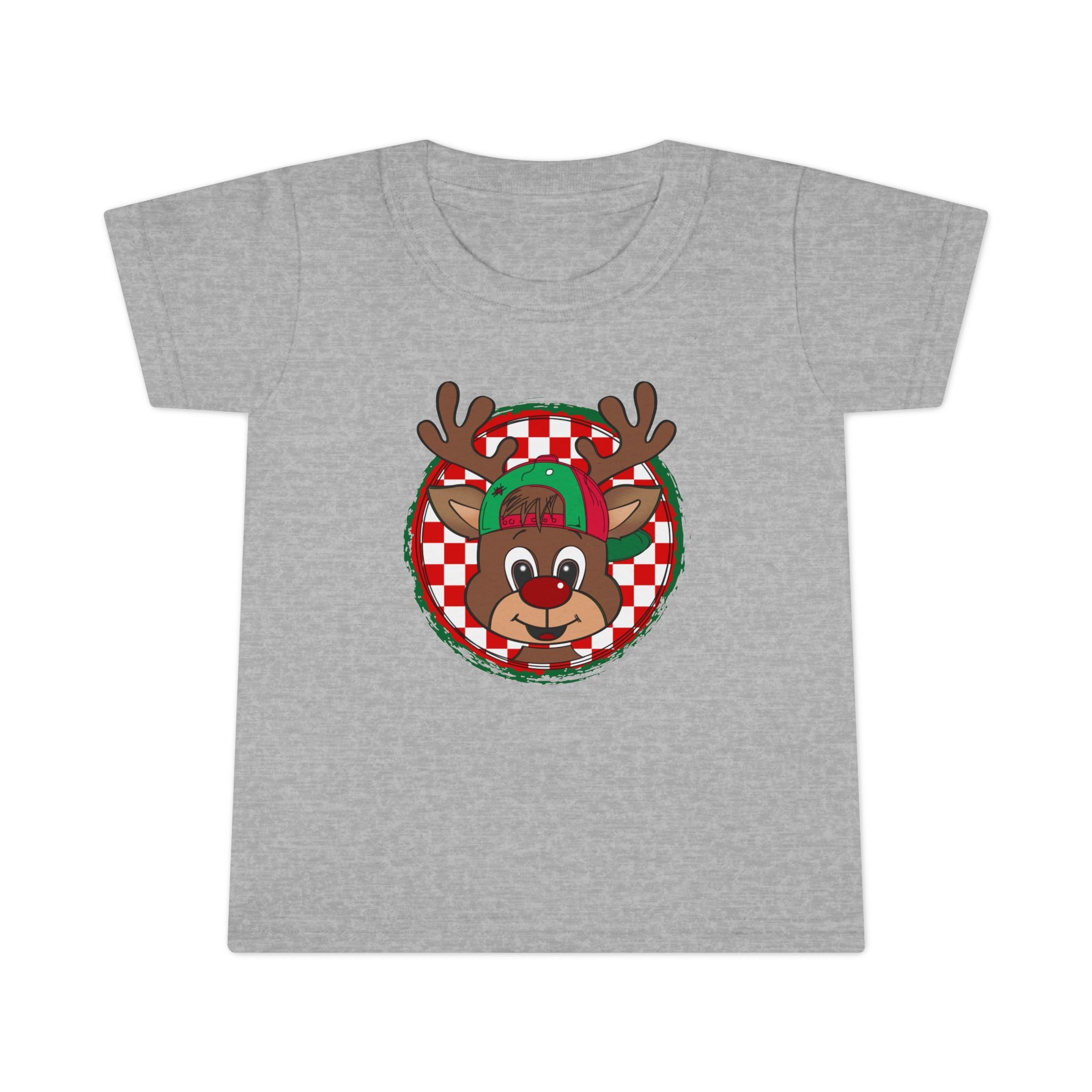 Cute Reindeer Face- Toddler T-Shirt