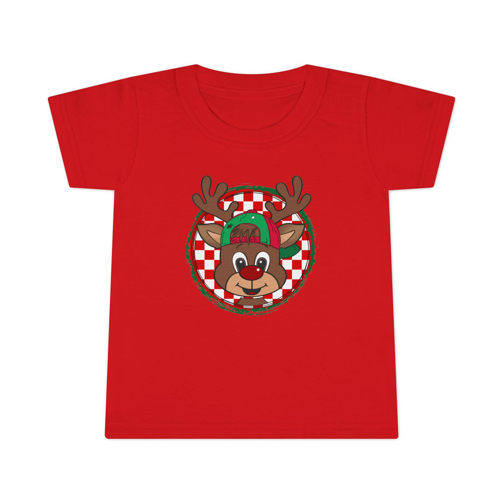 Cute Reindeer Face- Toddler T-Shirt