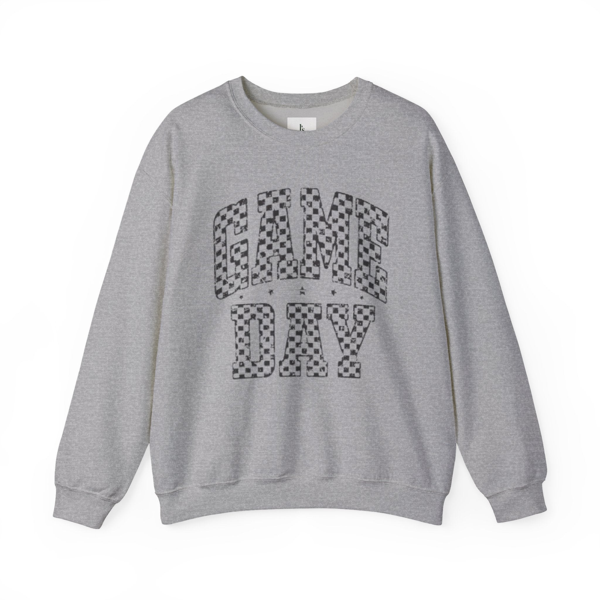 Game Day Checkerboard- Adult Crewneck Sweatshirt