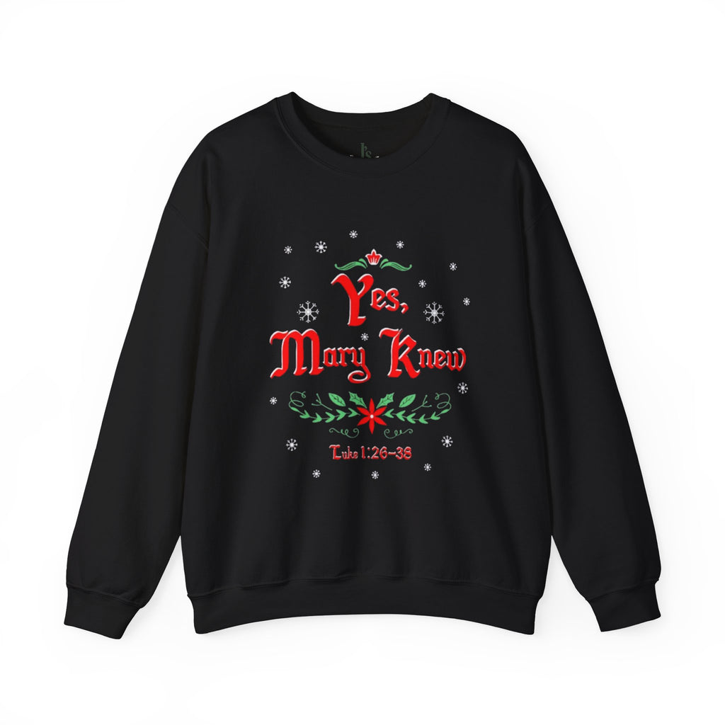 Yes Mary Knew - Adult Crewneck Sweatshirt