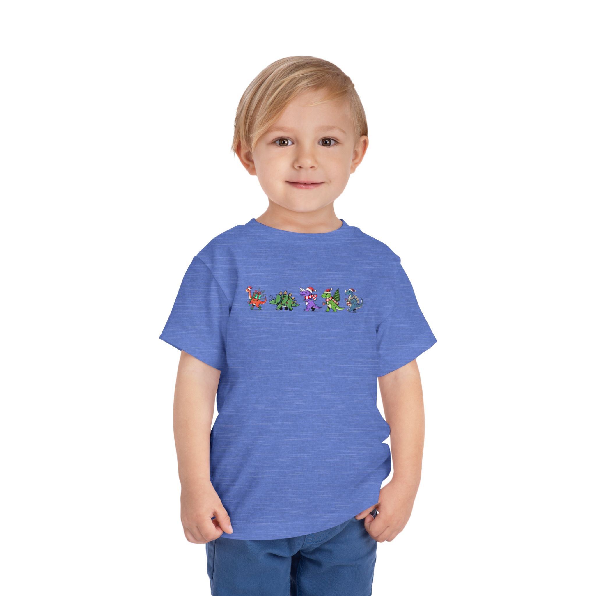 Colorful Dinosaur Parade - Toddler T-Shirt