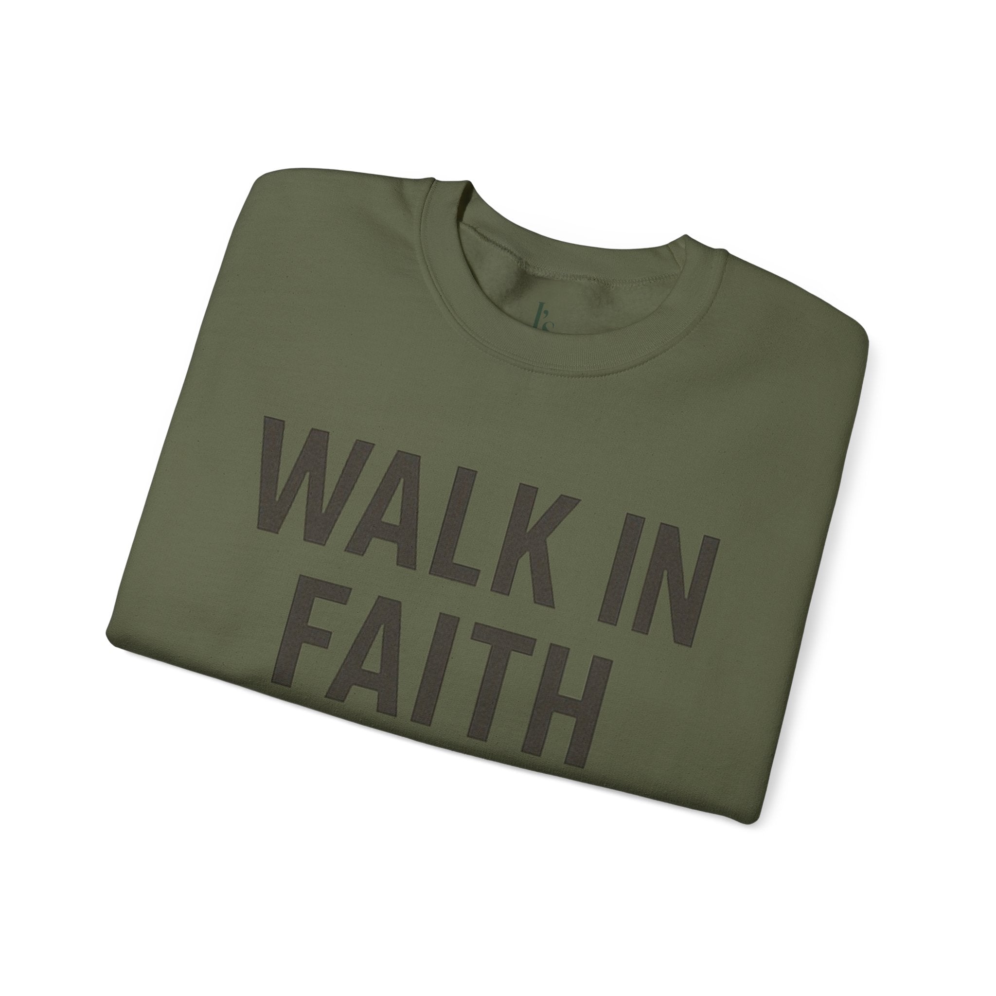Walk In Faith - Adult Crewneck Sweatshirt