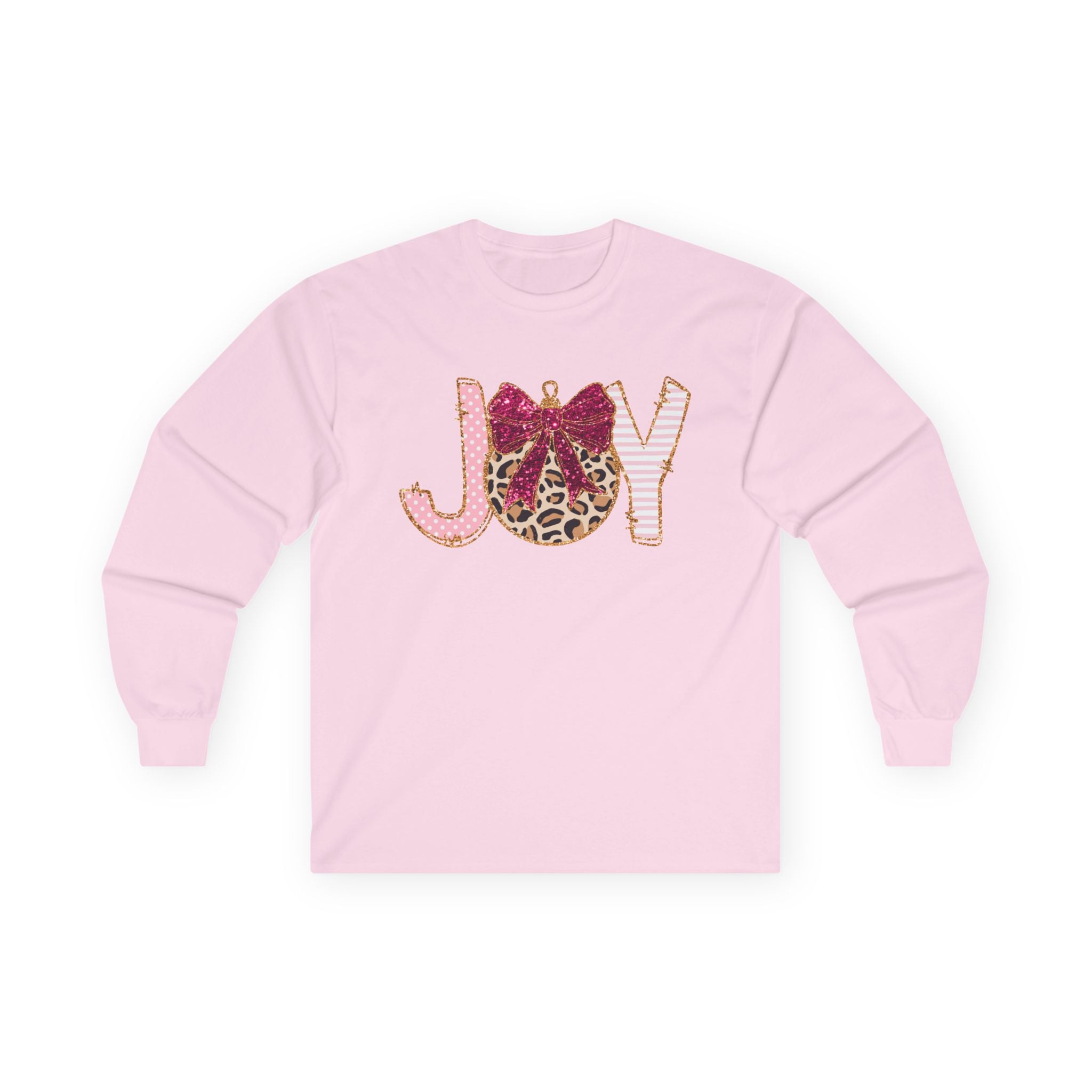 Joy Leopard Ornament- Adult Long Sleeve