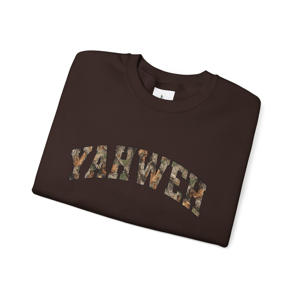 YAHWEH Camo-Adult Crewneck Sweatshirt