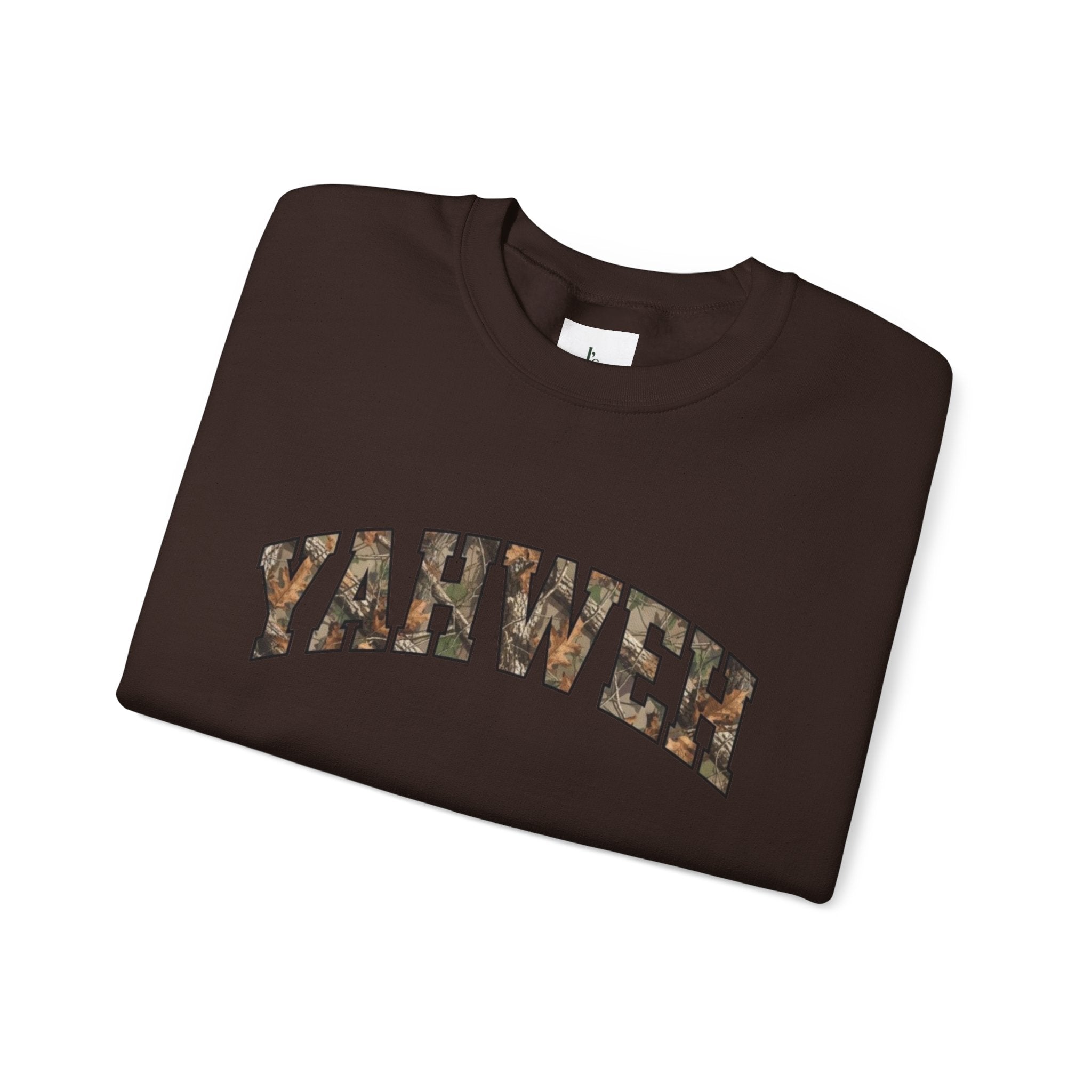 YAHWEH Camo-Adult Crewneck Sweatshirt