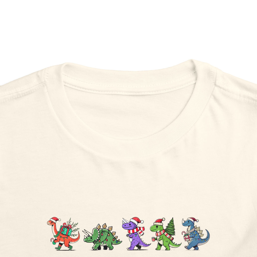 Colorful Dinosaur Parade - Toddler T-Shirt
