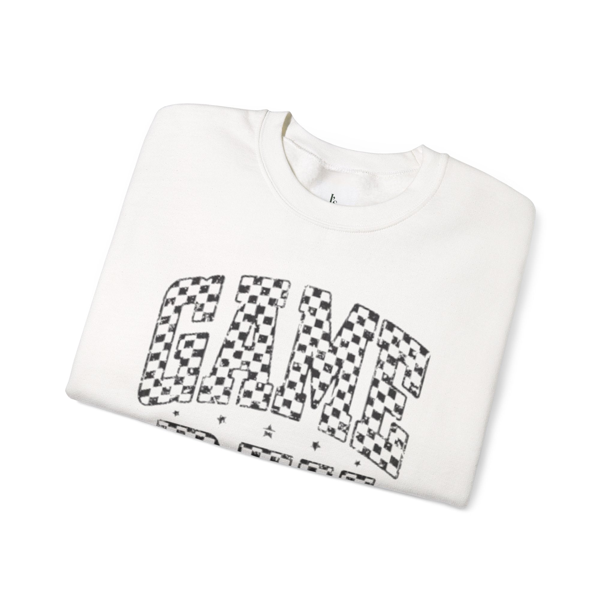Game Day Checkerboard- Adult Crewneck Sweatshirt