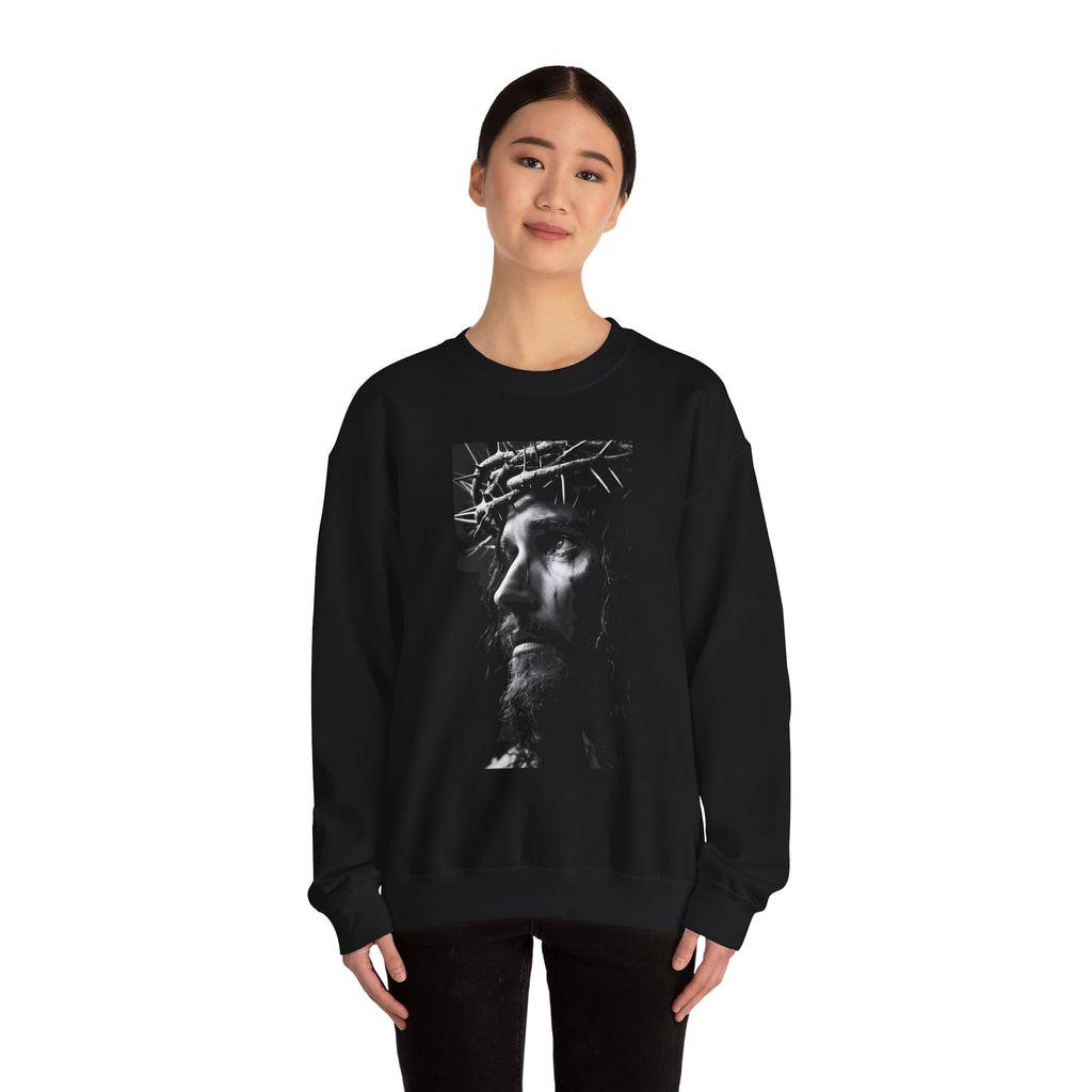 Jesus Portrait - Adult Crewneck Sweatshirt