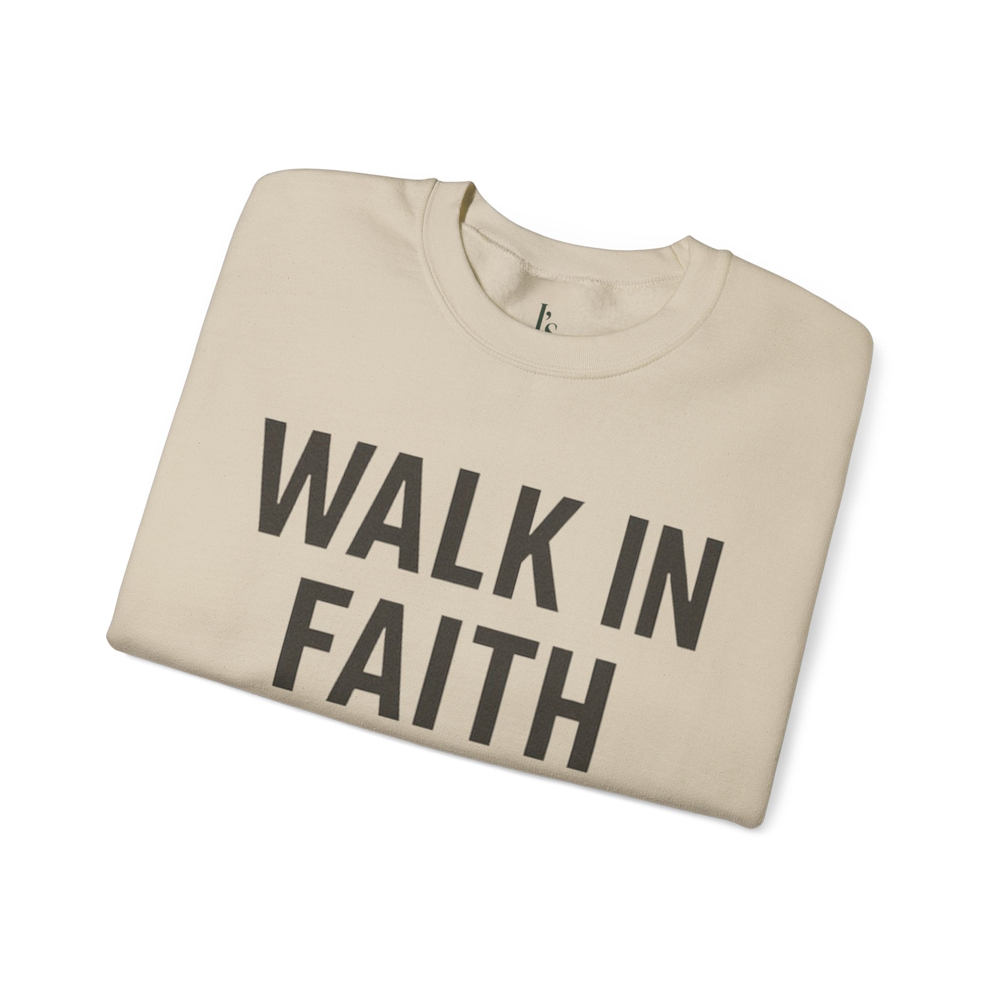 Walk In Faith - Adult Crewneck Sweatshirt