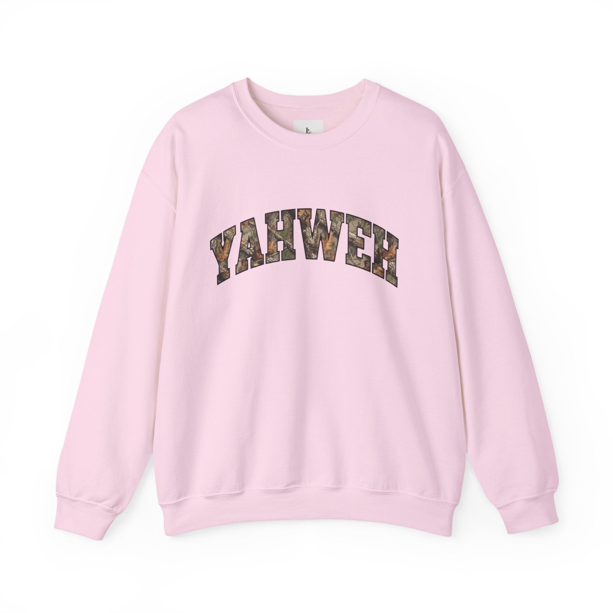 YAHWEH Camo-Adult Crewneck Sweatshirt