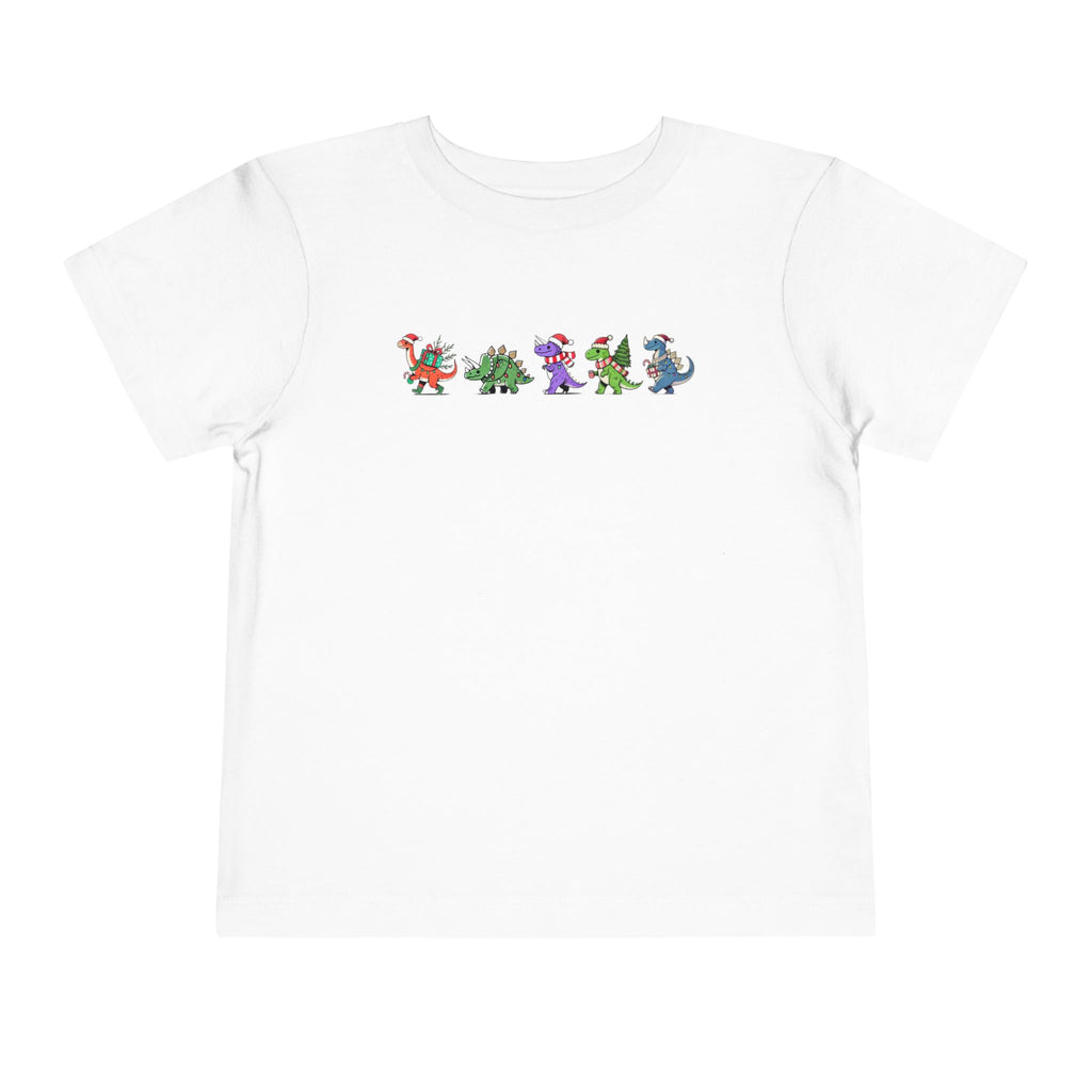 Colorful Dinosaur Parade - Toddler T-Shirt