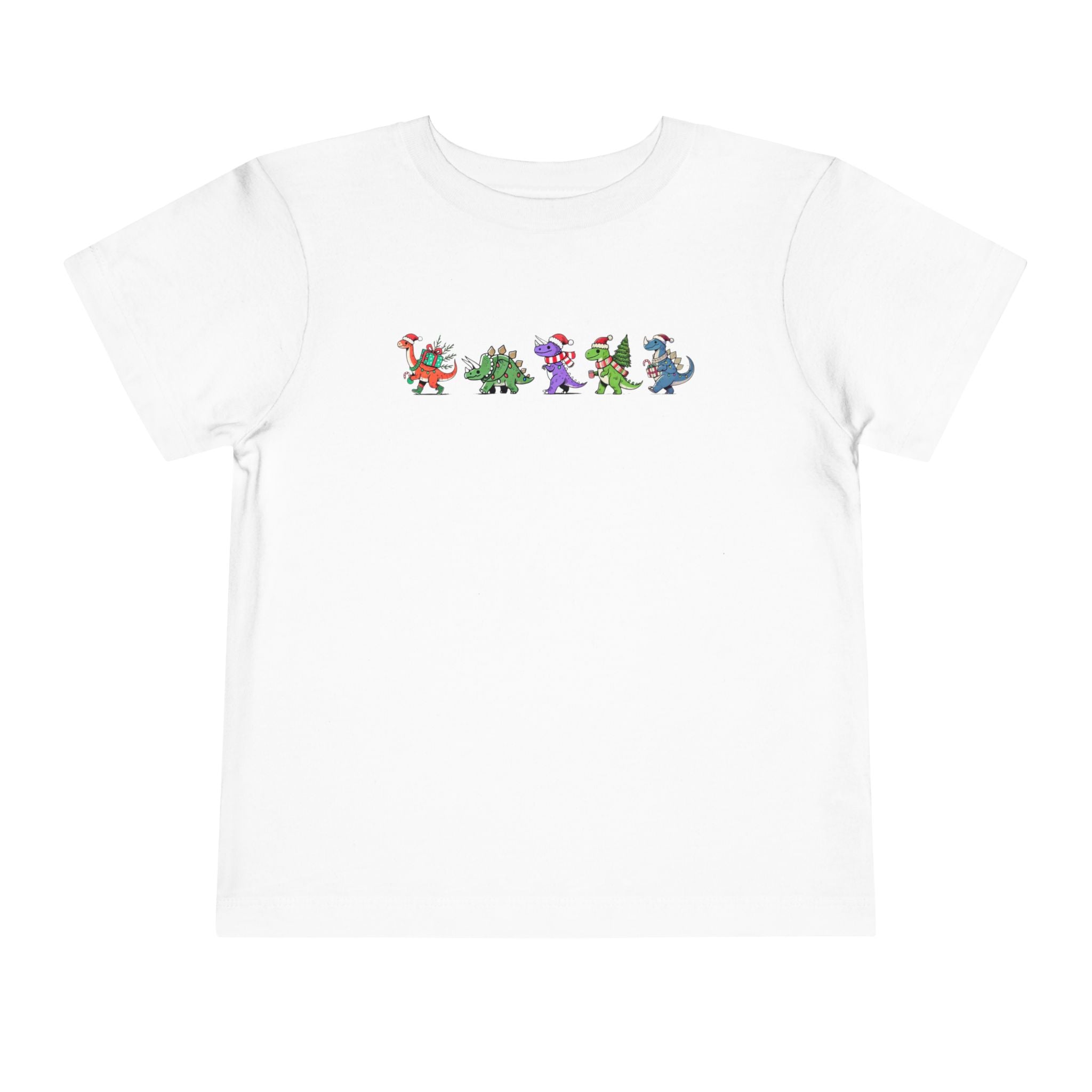 Colorful Dinosaur Parade - Toddler T-Shirt
