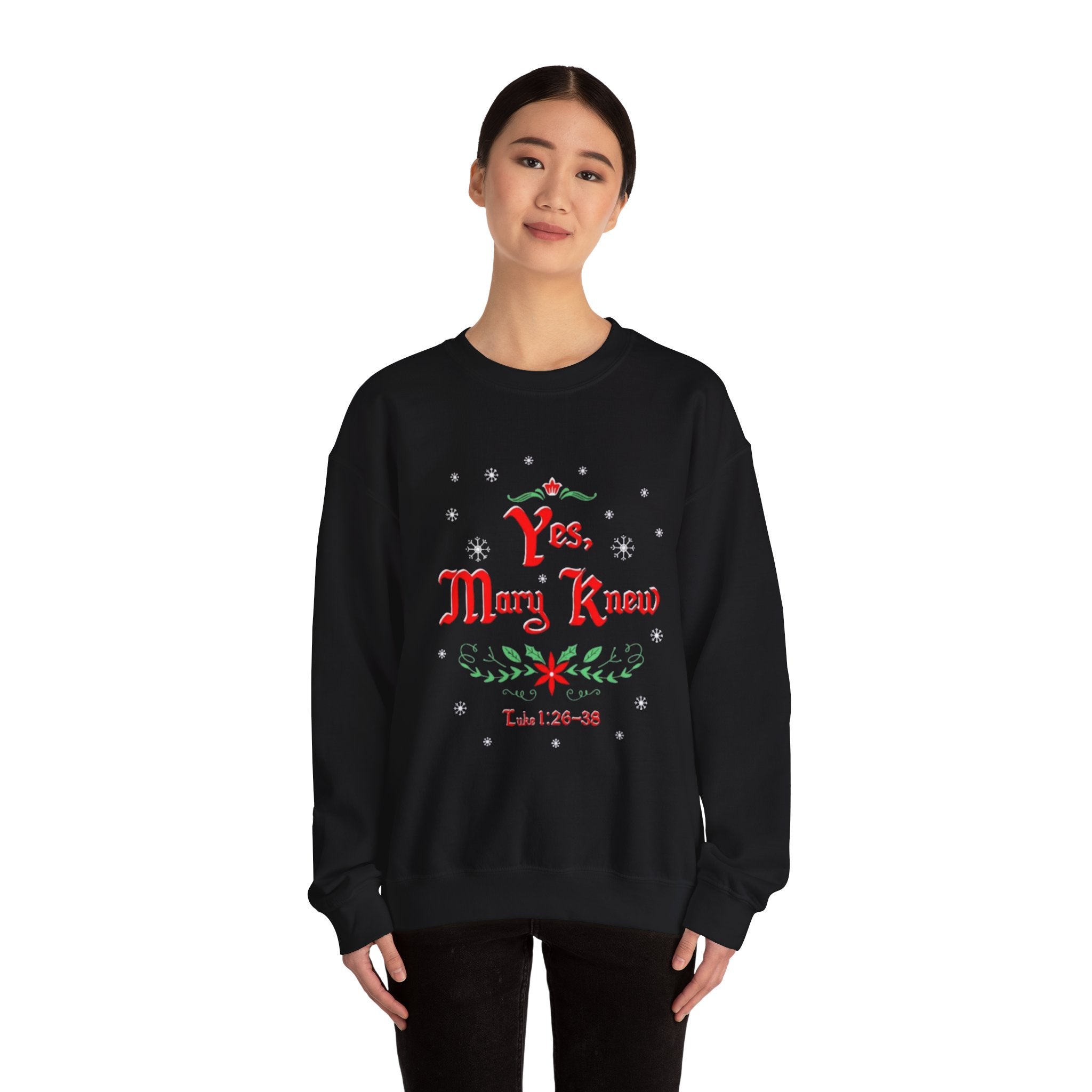 Yes Mary Knew - Adult Crewneck Sweatshirt
