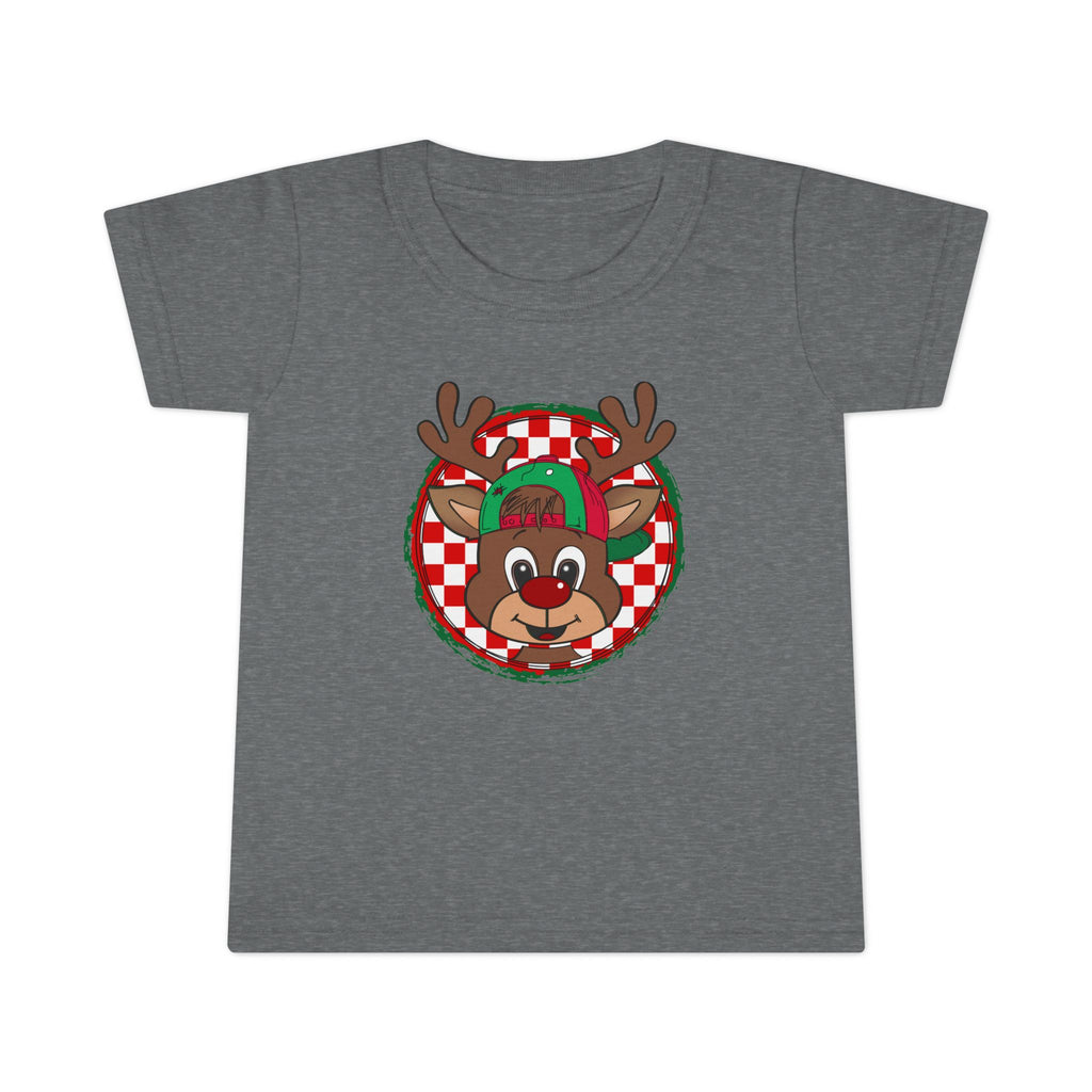 Cute Reindeer Face- Toddler T-Shirt
