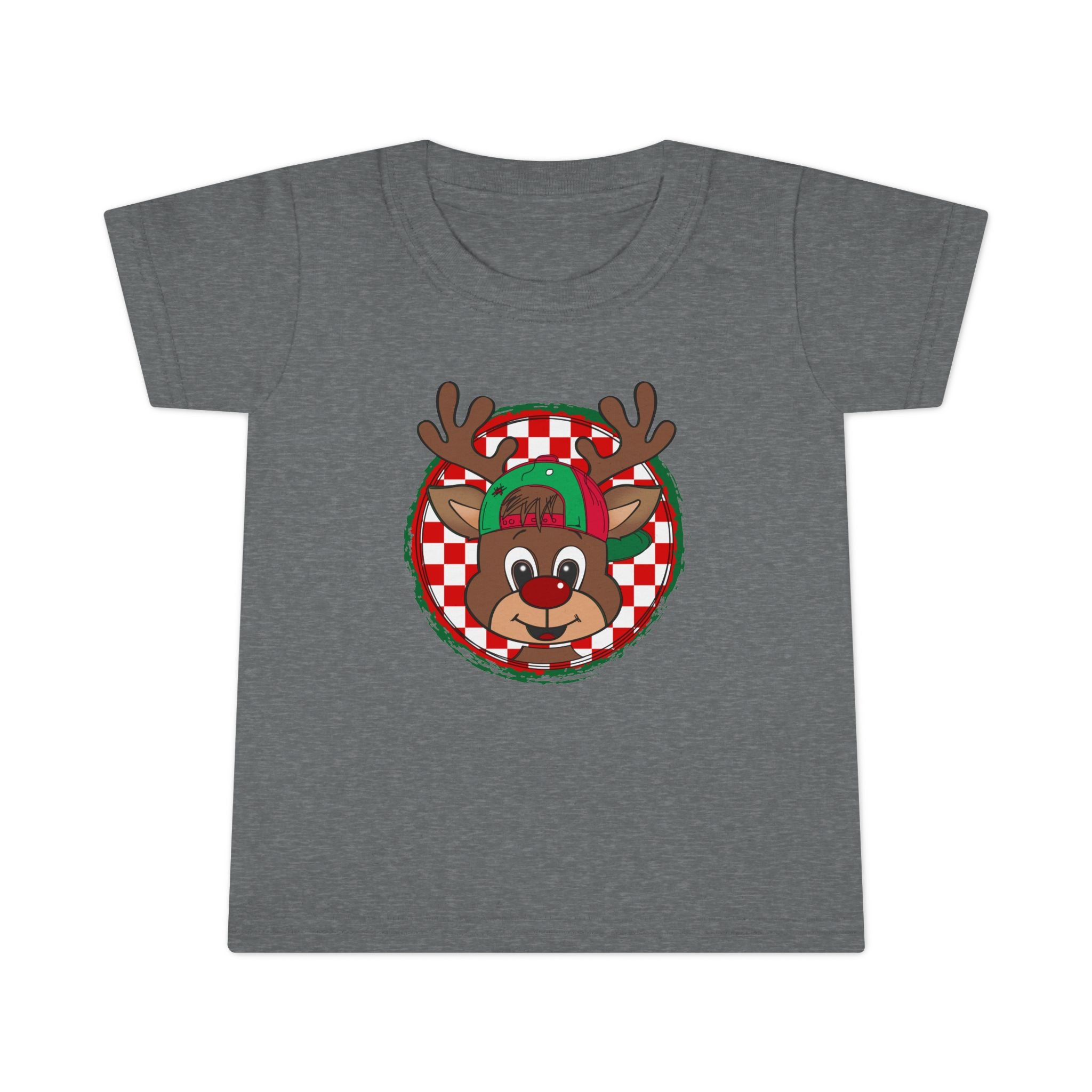 Cute Reindeer Face- Toddler T-Shirt