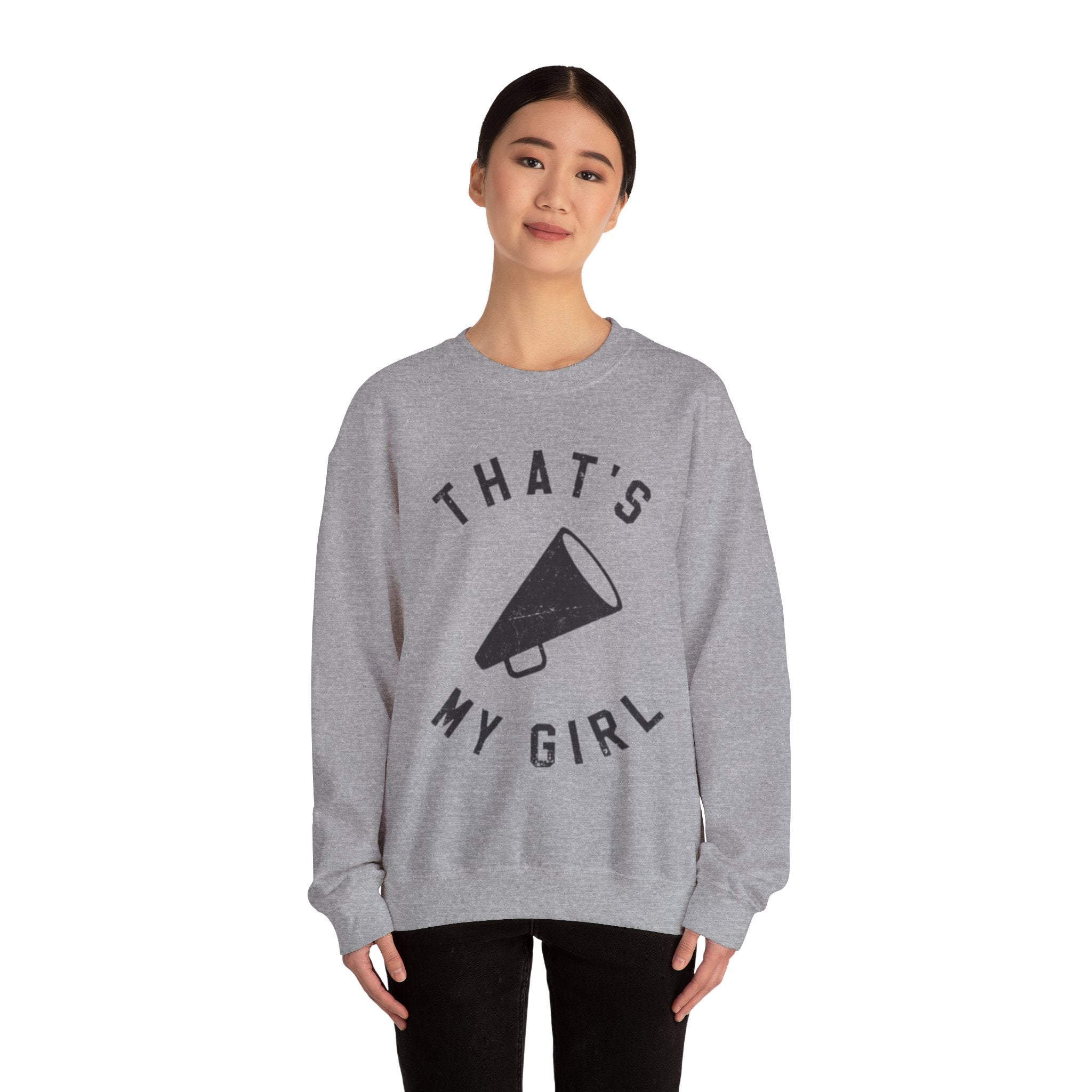 "That's My Girl" Cheerleader- Adult Crewneck Sweathshirt