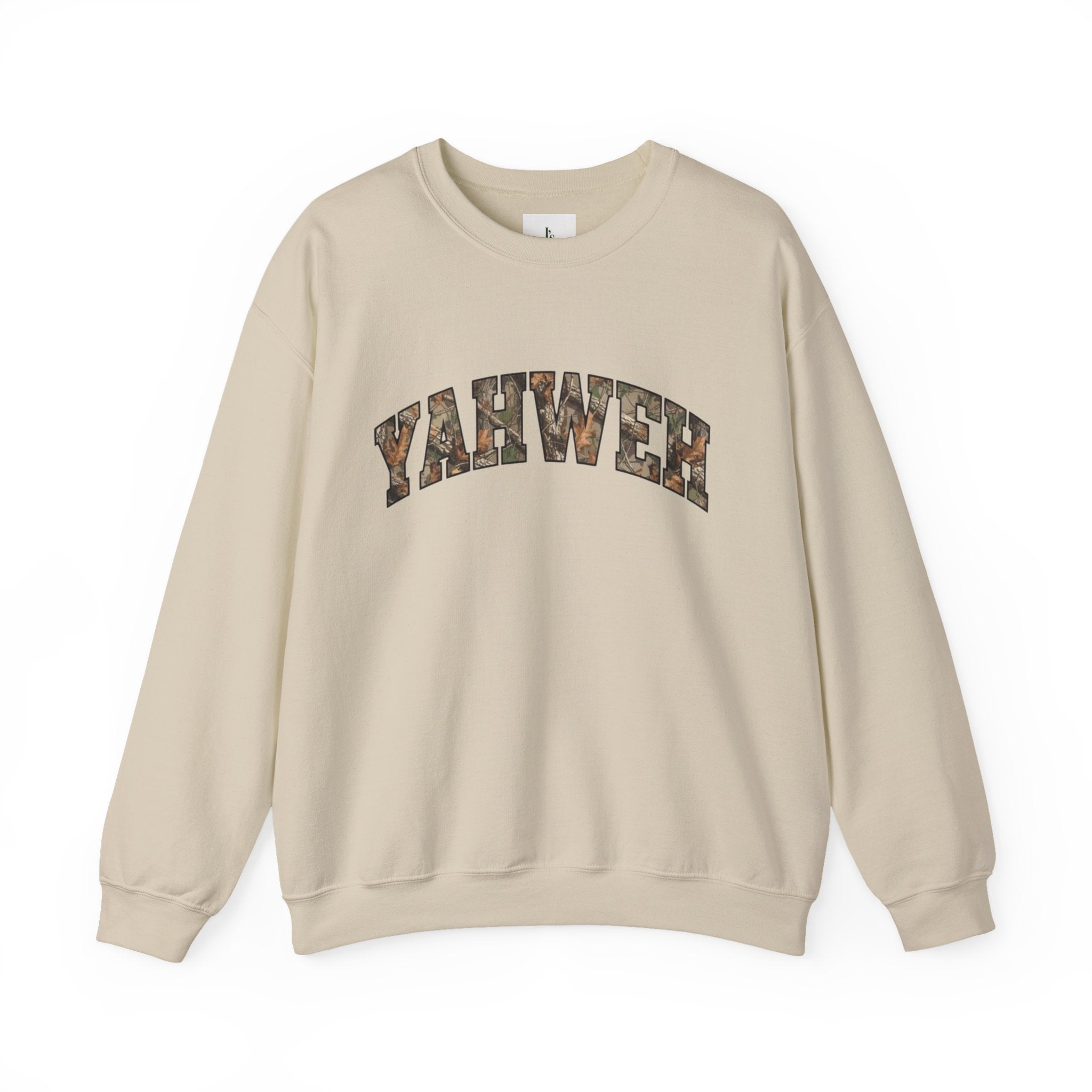 YAHWEH Camo-Adult Crewneck Sweatshirt