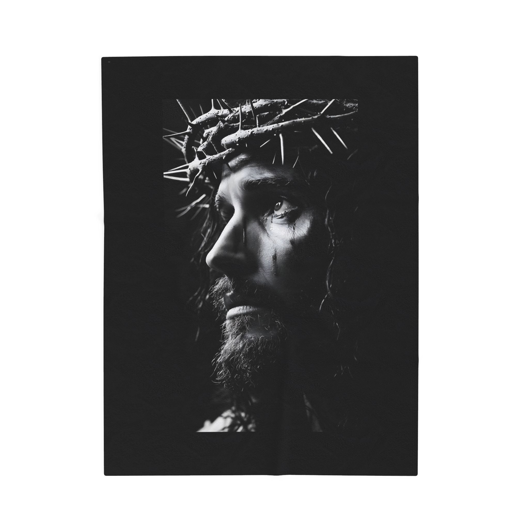 Jesus Crown of Thorns-Blanket