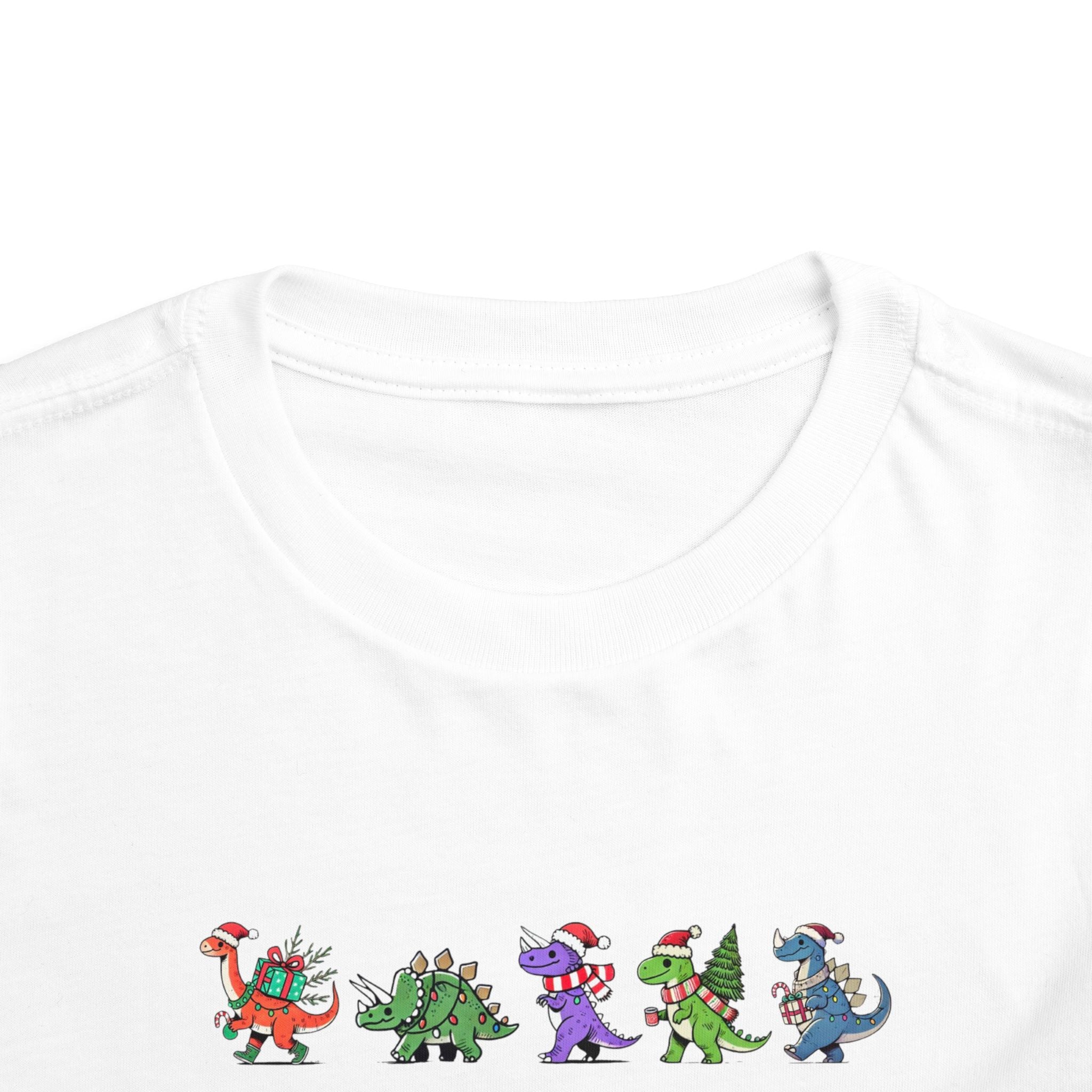 Colorful Dinosaur Parade - Toddler T-Shirt