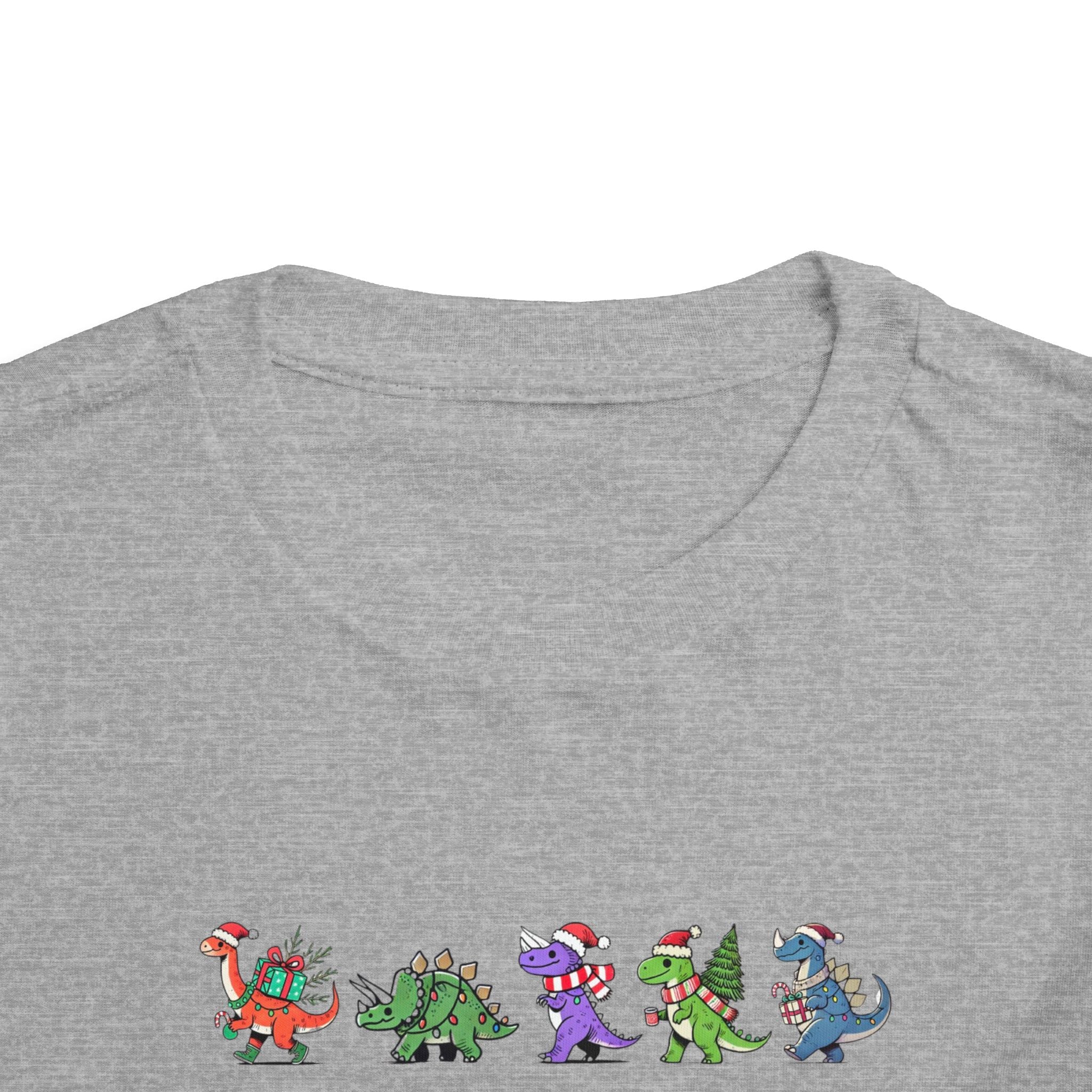 Colorful Dinosaur Parade - Toddler T-Shirt