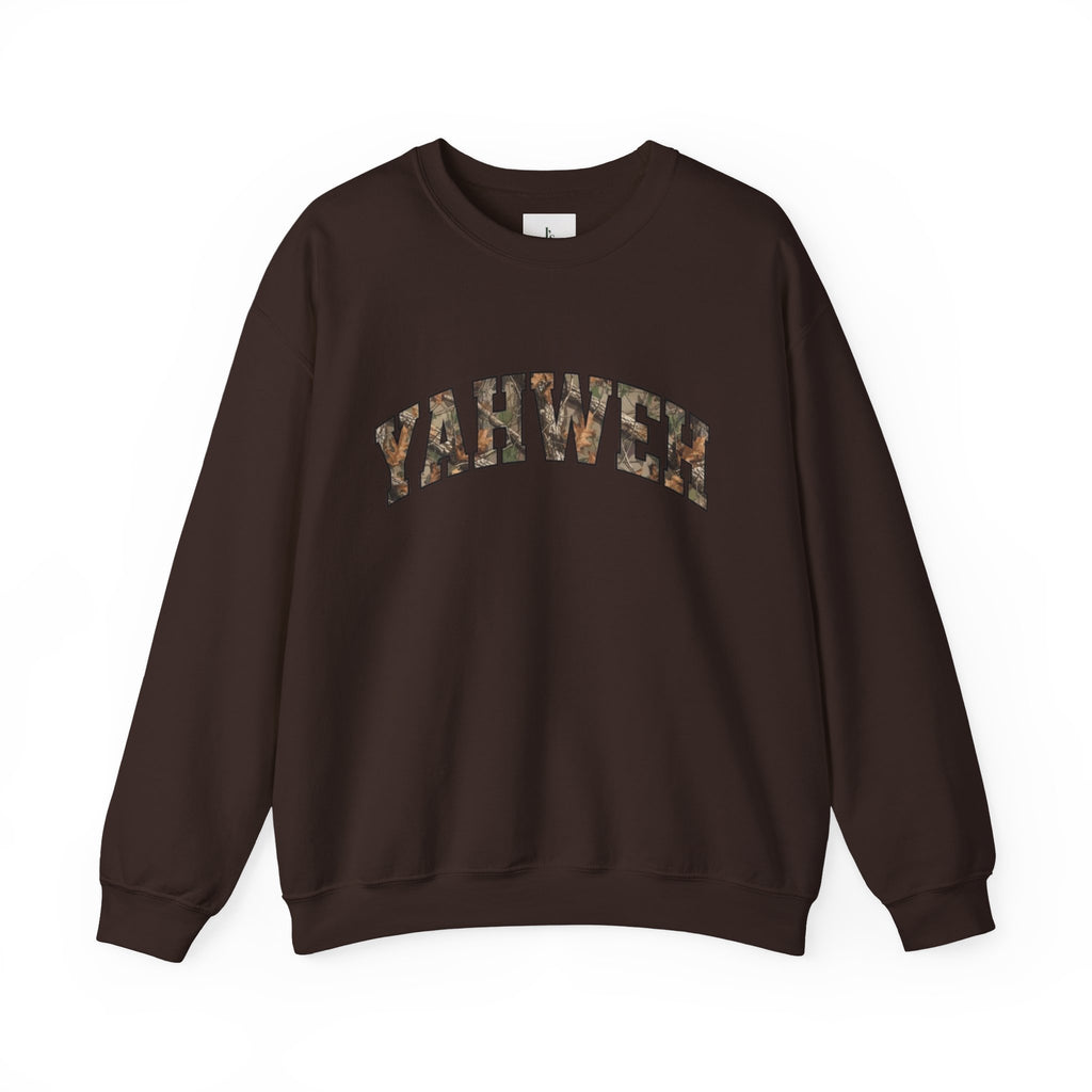 YAHWEH Camo-Adult Crewneck Sweatshirt