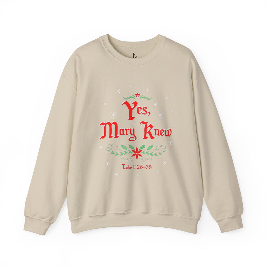 Yes Mary Knew - Adult Crewneck Sweatshirt