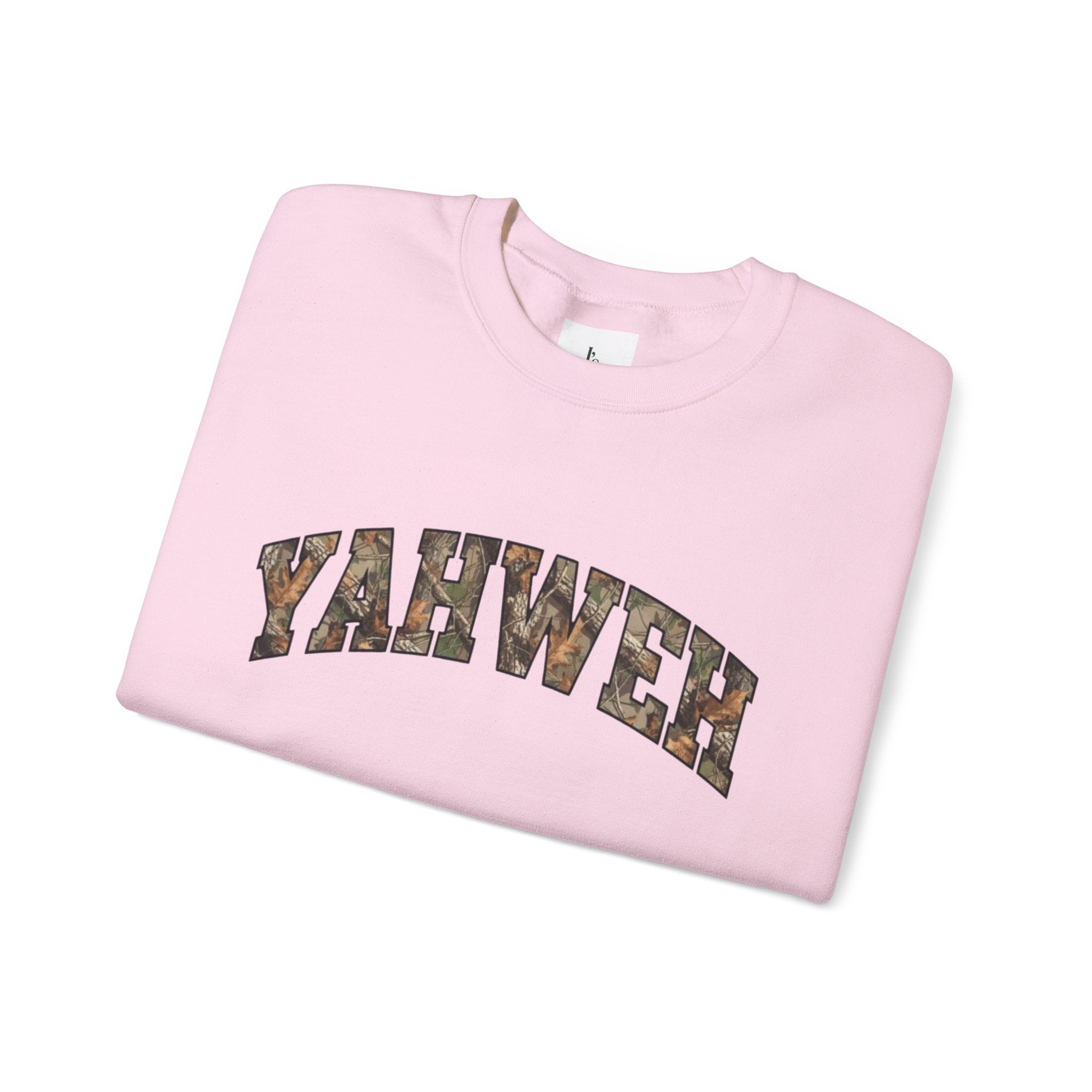 YAHWEH Camo-Adult Crewneck Sweatshirt