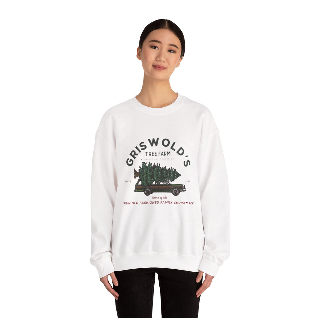 Griswold's Tree Farm Crewneck —Adult Crewneck Sweatshirt