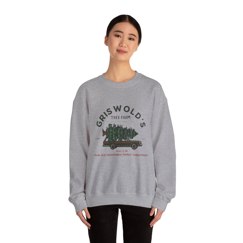 Griswold's Tree Farm Crewneck —Adult Crewneck Sweatshirt
