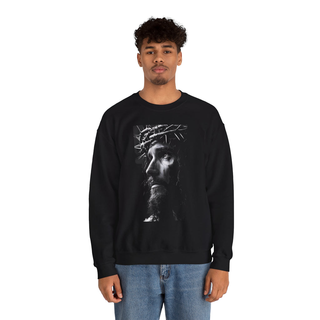 Jesus Portrait - Adult Crewneck Sweatshirt