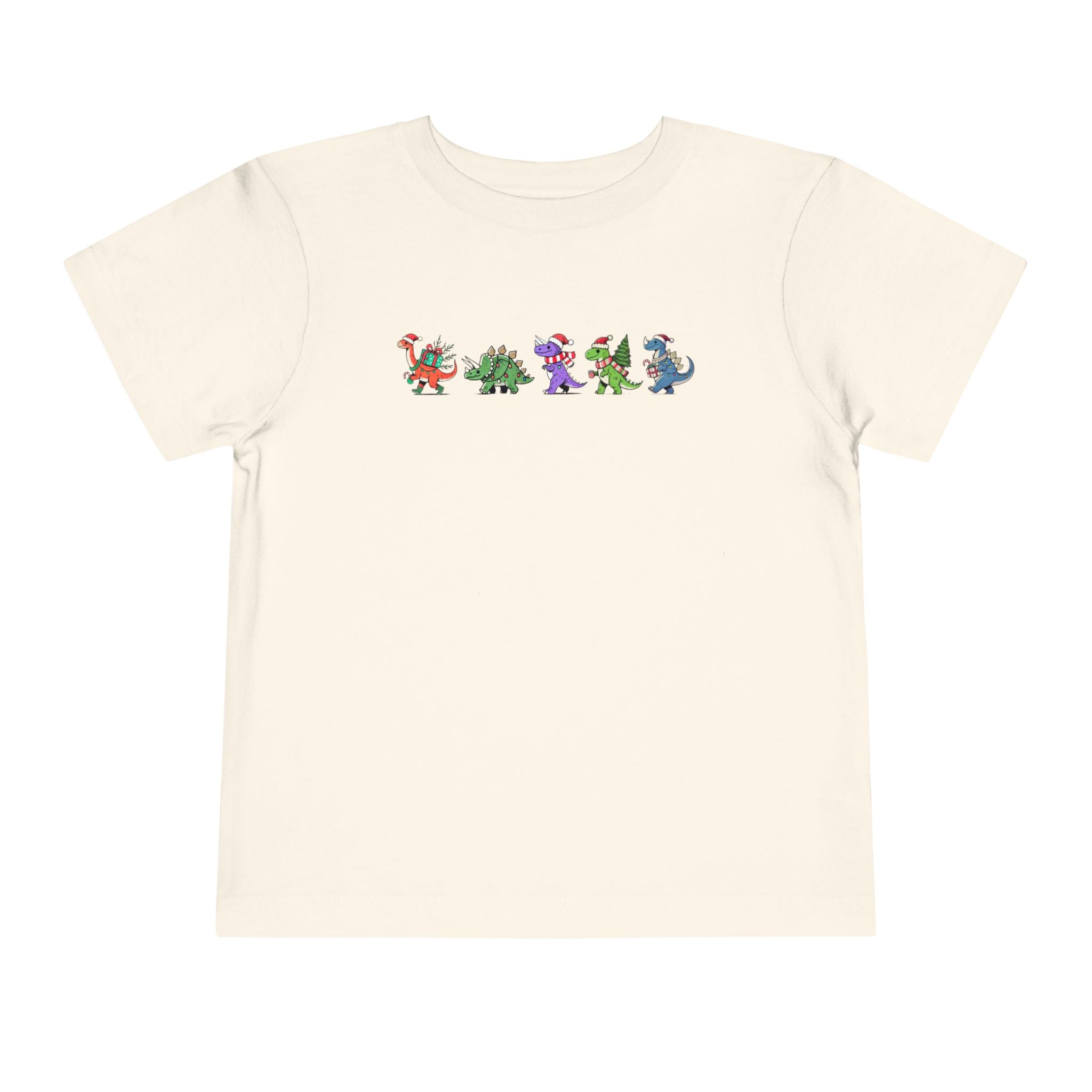 Colorful Dinosaur Parade - Toddler T-Shirt