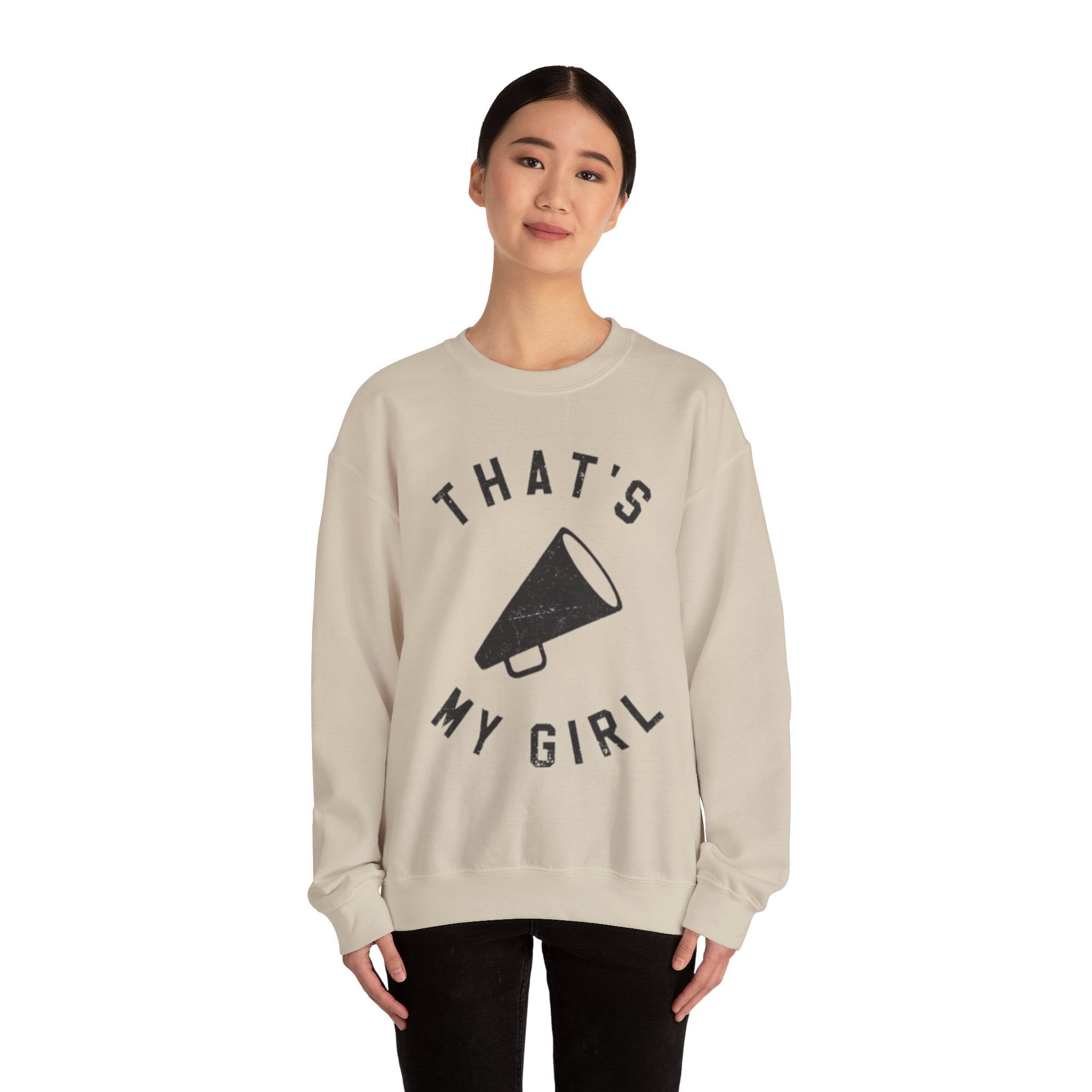 "That's My Girl" Cheerleader- Adult Crewneck Sweathshirt