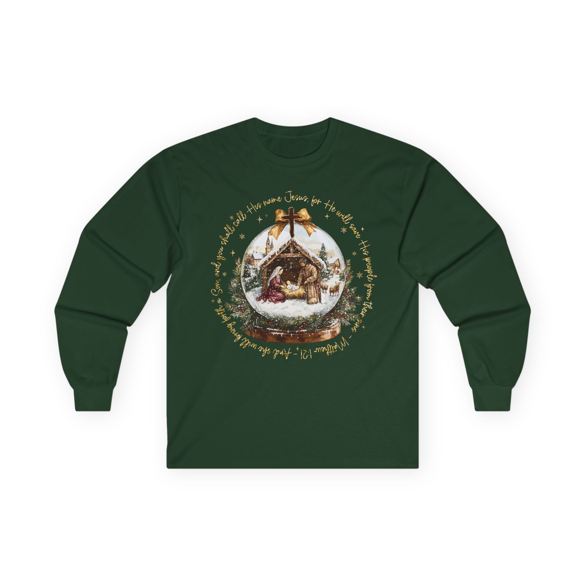 Christmas Nativity - Long Sleeve Tee